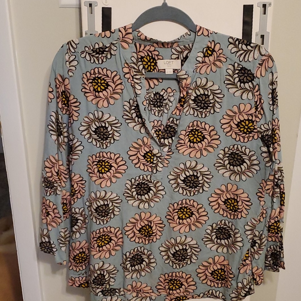 Floral print tunic
